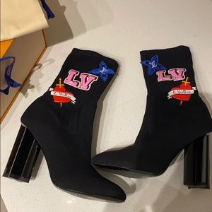 Louis Vuitton sock boots